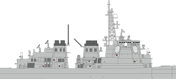Ship JMSDF Kirishima DDG-174 [Destroyer] - drawings, dimensions, figures